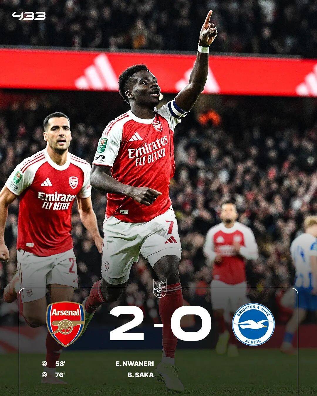 开云足球直播-阿森纳主场战平布莱顿，遗憾错失胜利！